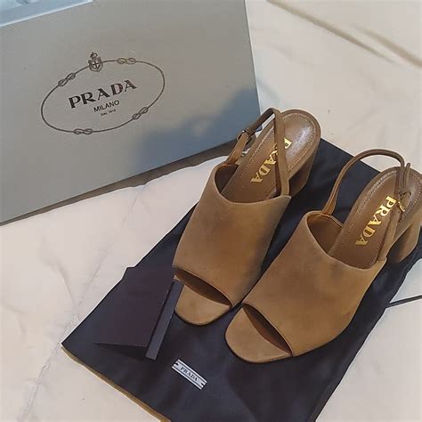 prada calzature donna camoscio bicolore